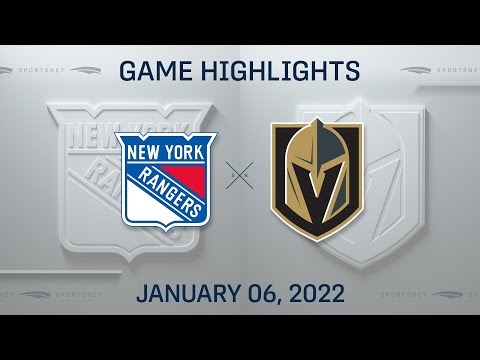 NHL Highlights | Rangers vs. Golden Knights - Jan. 6, 2022