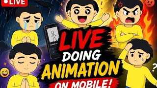 Download lagu LIVE Animating a Funny Cartoon 😂 | Making Animation on Phone | Animator Bahai is live! mp3