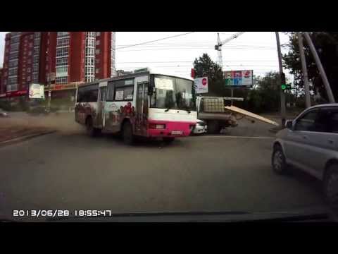 Out of Control Bus Crash