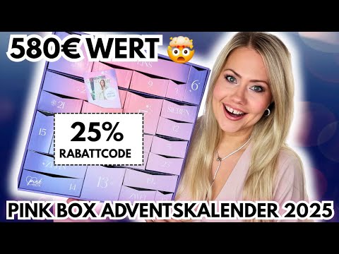 WOW😍 Worth €580! Pink Box Advent Calendar 2025 Contents, Discount Code + Giveaway