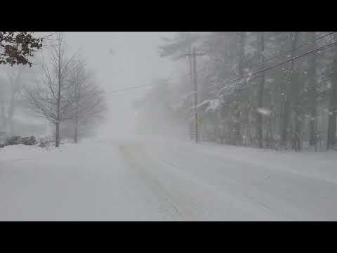 Blizzard in Sharon, MA