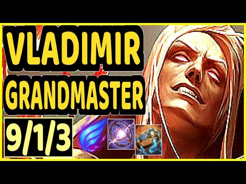TALLY (VLADIMIR) - 9/1/3 KDA GAMEPLAY - OC Ranked GRANDMASTER