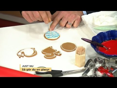 Så lyckas du med pepparkaksglasyren - Nyhetsmorgon (TV4)