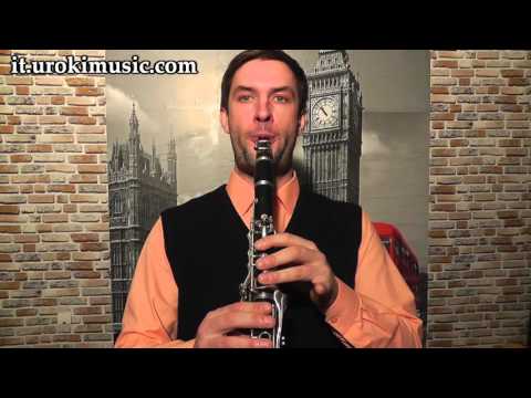 Lezioni di Clarinetto C#1 S#1 L#5 Melodia Tutorial Spartito Imparare Insegnante Metodi Partiture