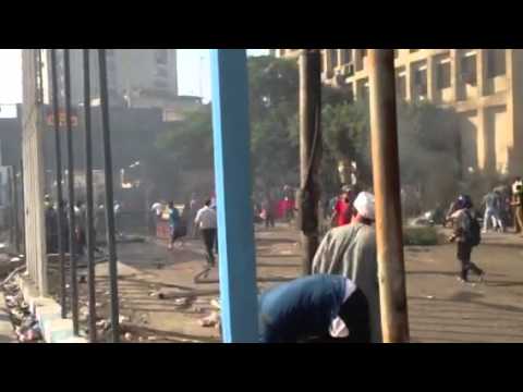 Clashes near Ramses square