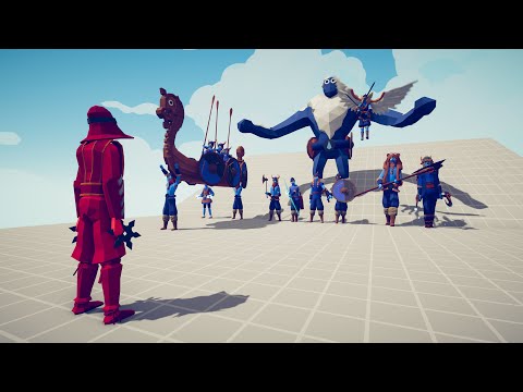 SENSEI vs ICE Team - Totally Accurate Battle Simulator TABS