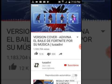 Adivina el baile de fortnite por su musica tusadivi
