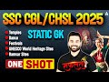 SSC CGL CHSL 2025 Static GK One Shot Static GK For SSC CGL CHSL 2025 GK GS By Navdeep Sir