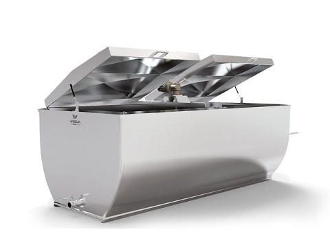 Resfriador de Leite Horizontal Aberto