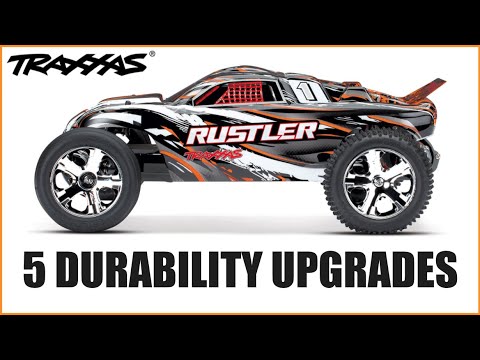 TOP 5 Must-Do Durability Upgrades for your Traxxas Rustler (stampede, slash, bandit,) | CustomRCMods