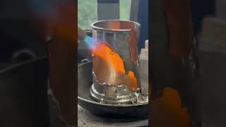 Melting A Pewter Tankard In Real Time.