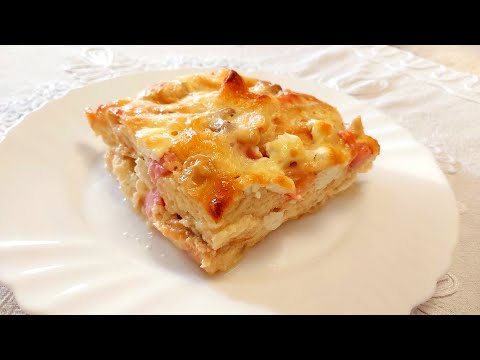 Gurmanska pita od starog kruha - hleba / Old Bread Pie