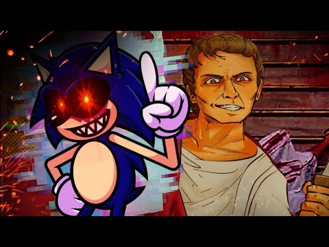 Sonic.EXE (Creepypasta) vs Caligula- Rap Battle!