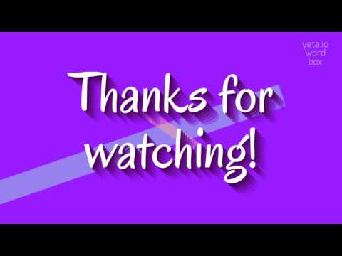 SNEAD - HOW TO PRONOUNCE SNEAD?