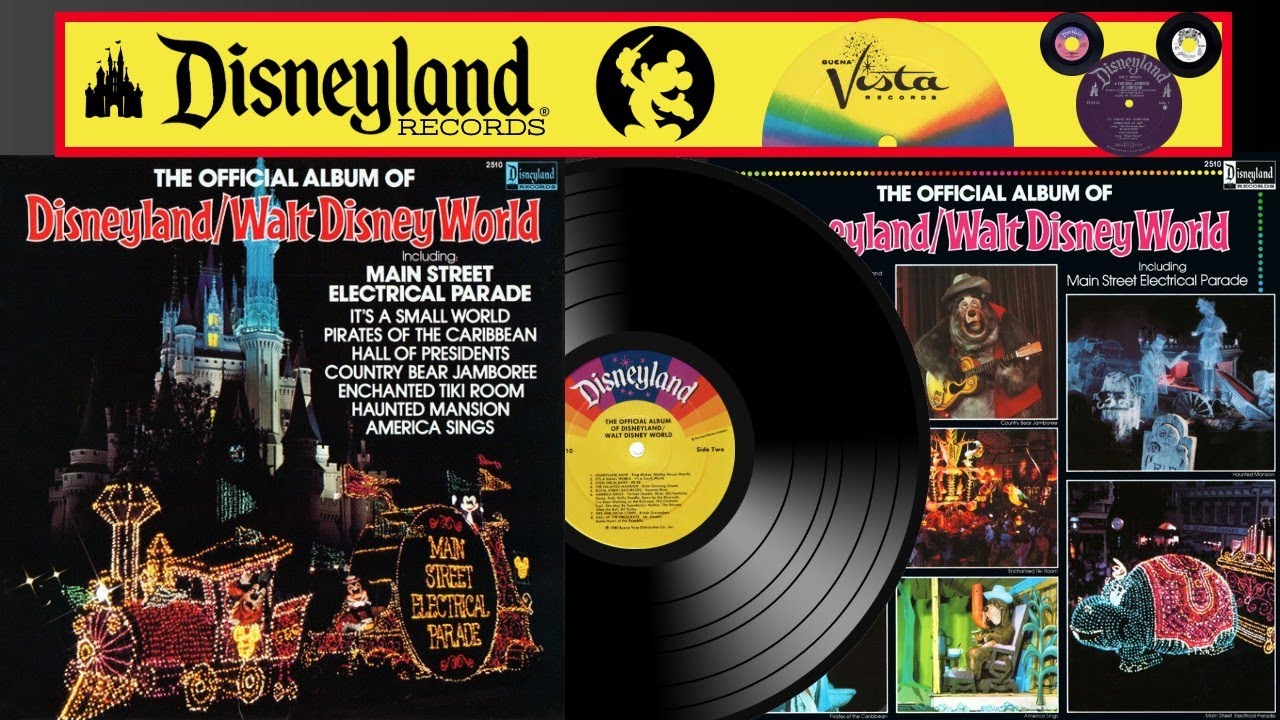 The Official Album of DISNEYLAND/WALT DISNEY WORLD  Reconstructed LP  (with BONUS TRACKS)