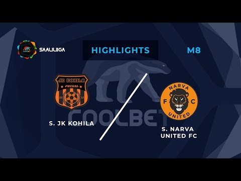 JK Kohila - Narva United FC. Coolbet Saaliliiga. MD 8. Highlights