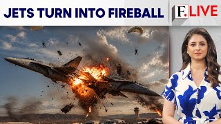 Shocking Mid-Air Collision: Two US Navy Jets Crash At Air Show | Firstpost Live