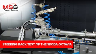 Steering rack test of the Skoda Octavia.