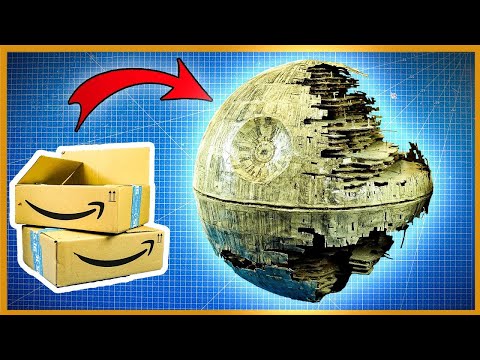 How To Build The Death Star Out Of Discarded Amazon Cardboard Boxes