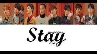 EXO - STAY (Color Coded Lyrics)