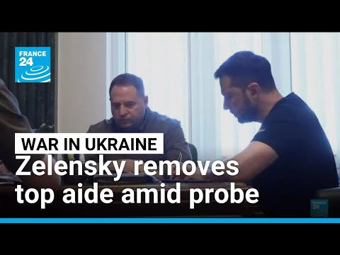 Zelensky removes top aide and negotiator after anti-graft raids