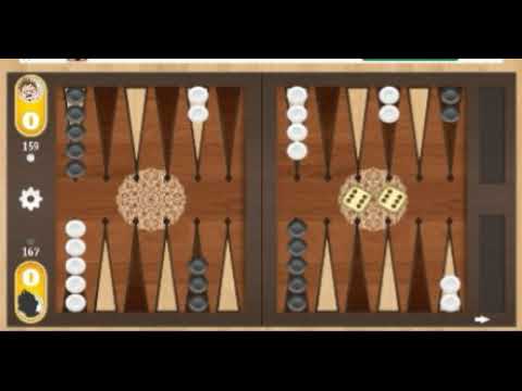 Cubeless backgammon against awarded AI (Backgammon x+ Plus)