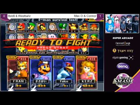 Super Smash Sundays 2: Bob$ Westballz vs. MacD Connor Winners Semis