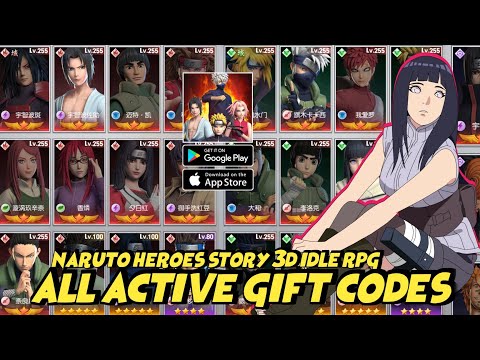 Naruto: Heroes Story 3D idle RPG all Active Gift Codes & Let's GACHA