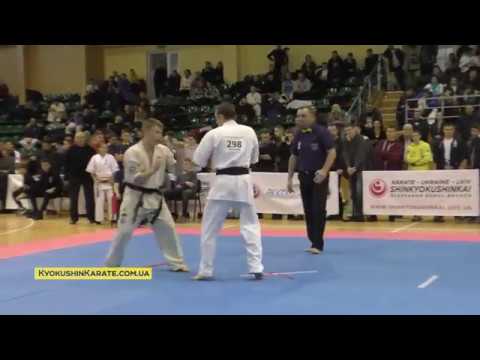 Ukraine ShinKyokushinkai Karate Cup 2017 -  1/2 (-65) Kovalchuk Yaroslav - Lemishko Bohdan