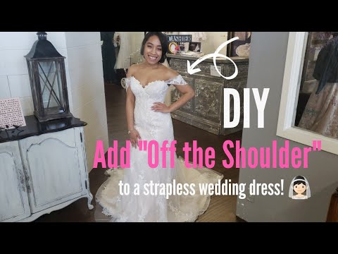 DIY Adding "Off the Shoulder" Sleeves or Straps to a...
