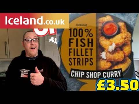 Iceland | Chip Shop Curry Flavour | 100%  Fish Fillet Strips | Supercool Review