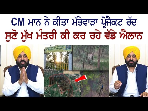 CM Mann ਨੇ ਕੀਤਾ Mattewara Forest Textiles Project Cancel, ਸੁਣੋ Chief Minister ਕੀ ਕਰ ਰਹੇ ਵੱਡੇ ਐਲਾਨ
