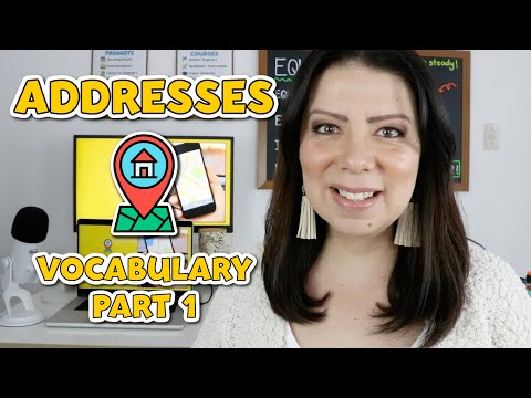 Lección 14: Aprendiendo Vocabulario de Direcciones en Inglés - Parte 1 | Addresses