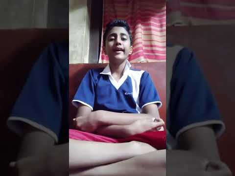 My son sang the song