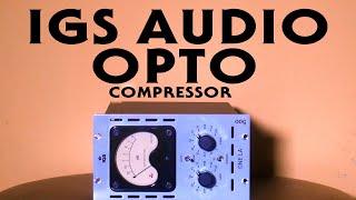 Video thumbnail for I demoed the IGS audio opto compressor - IGS One LA 500 by Max Bauhof
