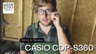 Video thumbnail for CASIO CDP-S360 [Intense Demo & Review by Seth Brown] Authentic Weighted 88 Key Hammer Action. by AllenMusicShop