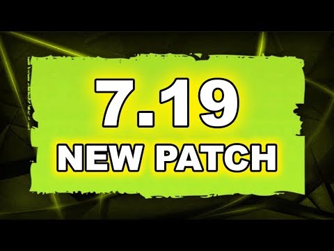 Dota 2 NEW 7.19 PATCH - Main Changes!