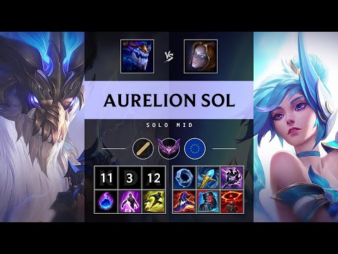 Aurelion Sol Mid vs Orianna - EUW Master Patch 25.07