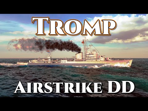 World of Warships: Tromp - The Airstrike Destroyer