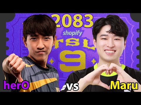 Ab hier Offline - StarCraft 2 - Replay-Cast #2083 - 🇰🇷 herO (P) vs 🇰🇷 Maru (T) - TSL9 [Deutsch]