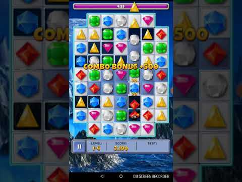 Match 3 Jewels 1 - 5 Level Gameplay.
