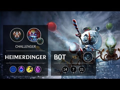 Heimerdinger Bot vs Karthus - EUW Challenger Patch 9.20