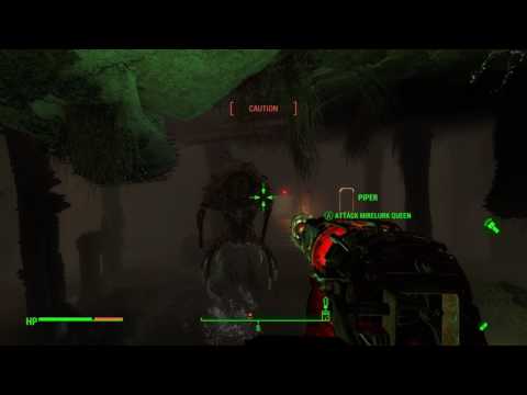 Fallout 4 | Piper mounts mirelurk queen
