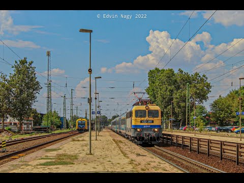 Vonatok a 100a vasútvonalon - Monor/Rail traffic in Monor(Hungary) / Bahnverkehr in Monor (Ungarn)