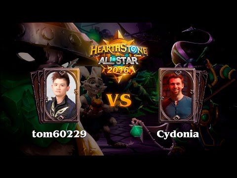 [RU] tom60229 vs Cydonia | Hearthstone ALLSTAR 2016 | Semi-Final