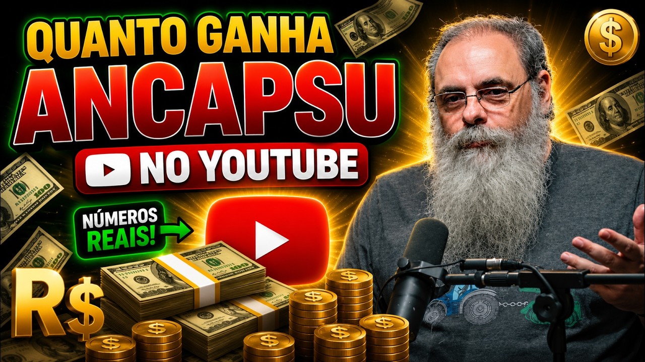 QUANTO GANHA O CANAL ANCAPSU ? | GANHOS REAIS 2026