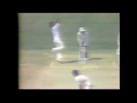 Iqbal Qasim on Hatrick. 1980 1st Test Pakistan vs Australia