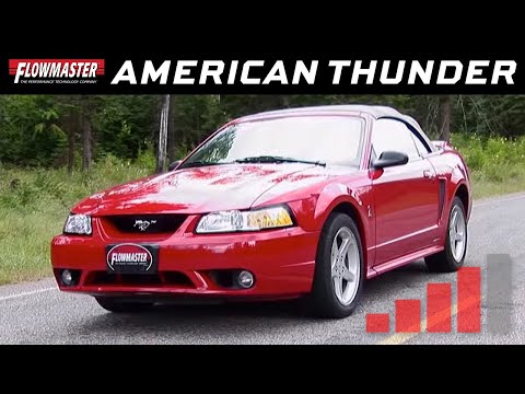 1999-04 Ford Mustang Cobra 4.6L - American Thunder Cat-back Exhaust System