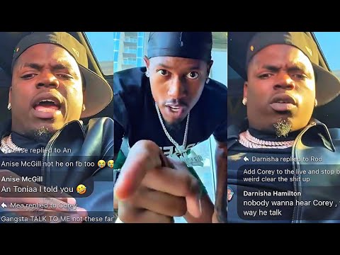 Big boogie & Corey Pritchett GO OFF on each other on FACEBOOK LIVE about Carmen & Their Marriage! 