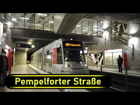 Estação Stadtbahn Pempelforter Straße - Düsseldorf 🇩🇪 - Passo a passo 🚶
